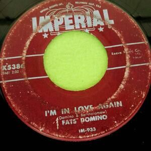 Fats Domino - I'm In Love Again /  My Blue Heaven Imperial 45rpm Vinyl Record 7"
